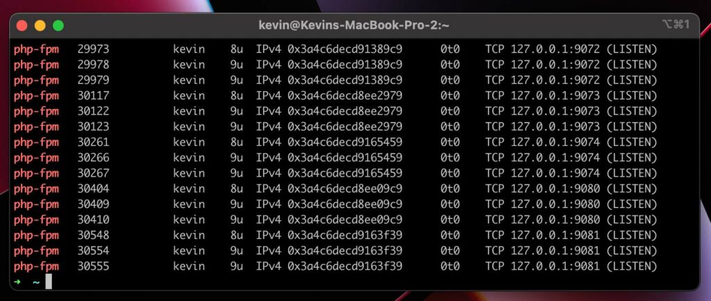 Multiple PHP versions on macOS 12 Monterey